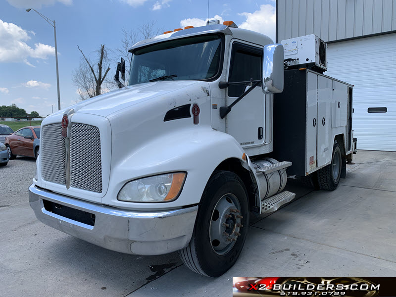 2010 Kenworth Construction T270 Service Body Crane Truck